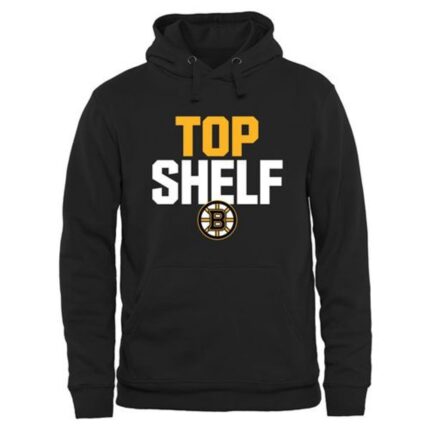 Boston Bruins Top Shelf Pullover Hoodie Black