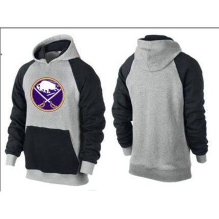 Buffalo Sabres Pullover Hoodie Grey & Black