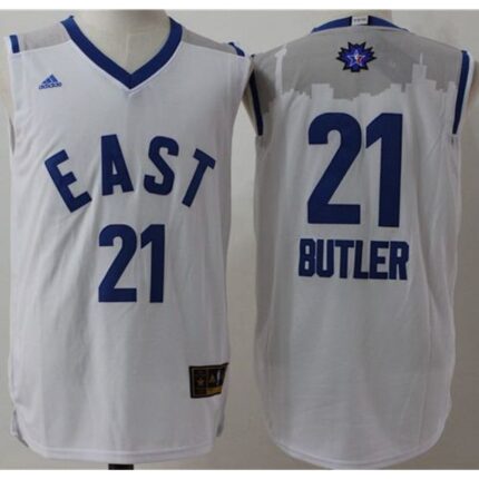 Bulls #21 Jimmy Butler White 2016 All Star Stitched NBA Jersey
