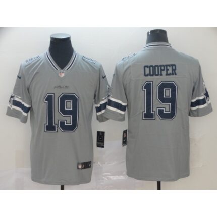Men's Dallas Cowboys #19 Amari Cooper Gary Inverted Legend Stitched NFL Jersey