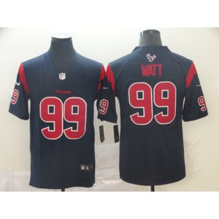Men's Houston Texans #99 J.J. Watt 2019 Navy Blue Color Rush Limited Stitched NFL Jersey
