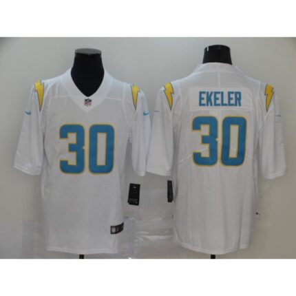 Men's Los Angeles Chargers #30 Austin Ekeler 2020 White Vapor Stitched NFL Jersey