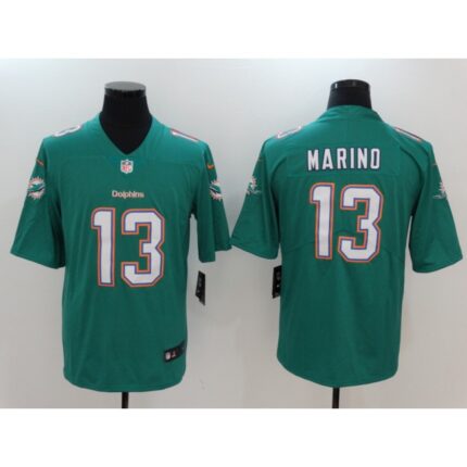 Men's Miami Dolphins #13 Dan Marino Teal Vapor Untouchable Player Limited Jersey