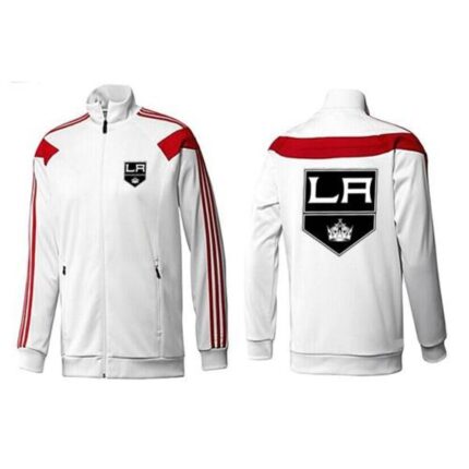 NHL Los Angeles Kings Zip Jackets White-4