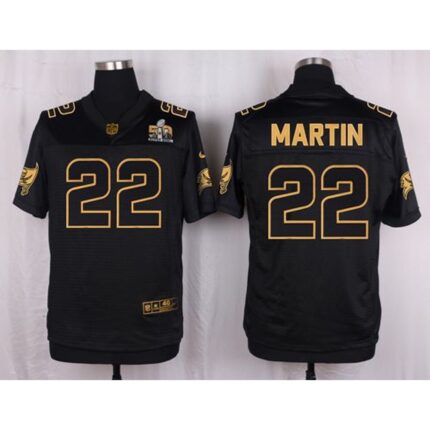 Nike Buccaneers #22 Doug Martin Black Men's Stitched NFL Elite Pro Line Gold Collection Jersey
