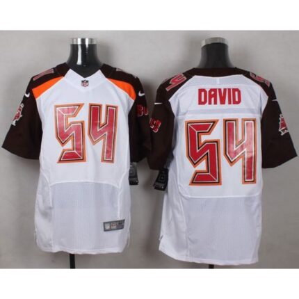 Nike Buccaneers #54 Lavonte David White Men's Stitched NFL New Elite Jersey
