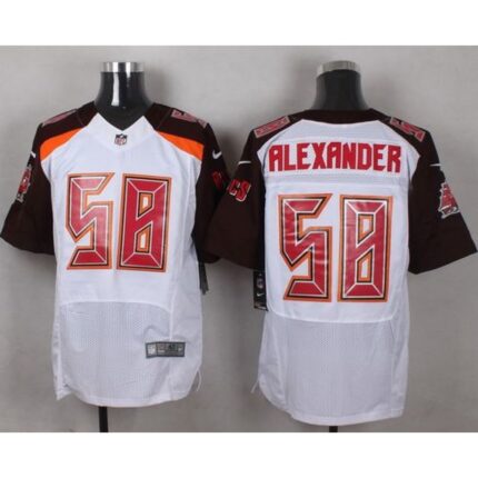 Nike Buccaneers #58 Kwon Alexander White Men's Stitched NFL New Elite Jersey