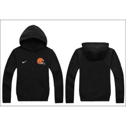 Nike Cleveland Browns Authentic Logo Hoodie Black