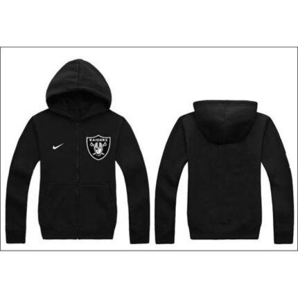 Nike Oakland Raiders Authentic Logo Hoodie Black