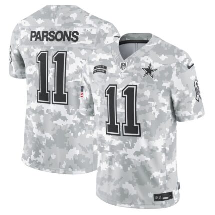 Men's Dallas Cowboys Micah Parsons Nike Arctic Camo 2024 Salute to Service Limited Jersey
