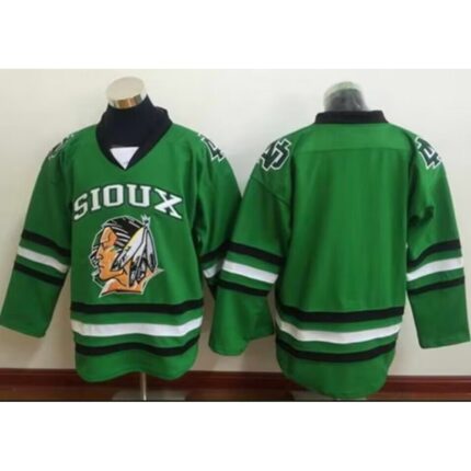 Toddlers North Dakota Fighting Sioux Blank Green Stitched Jersey