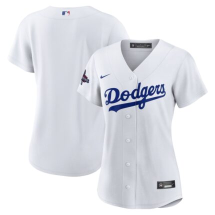 Women's Los Angeles Dodgers  Nike White 2024 World Series Champions Home Replica Jersey