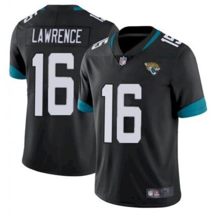 Youth Jacksonville Jaguars #16 Trevor Lawrence Black Vapor Untouchable Limited Stitched Jersey
