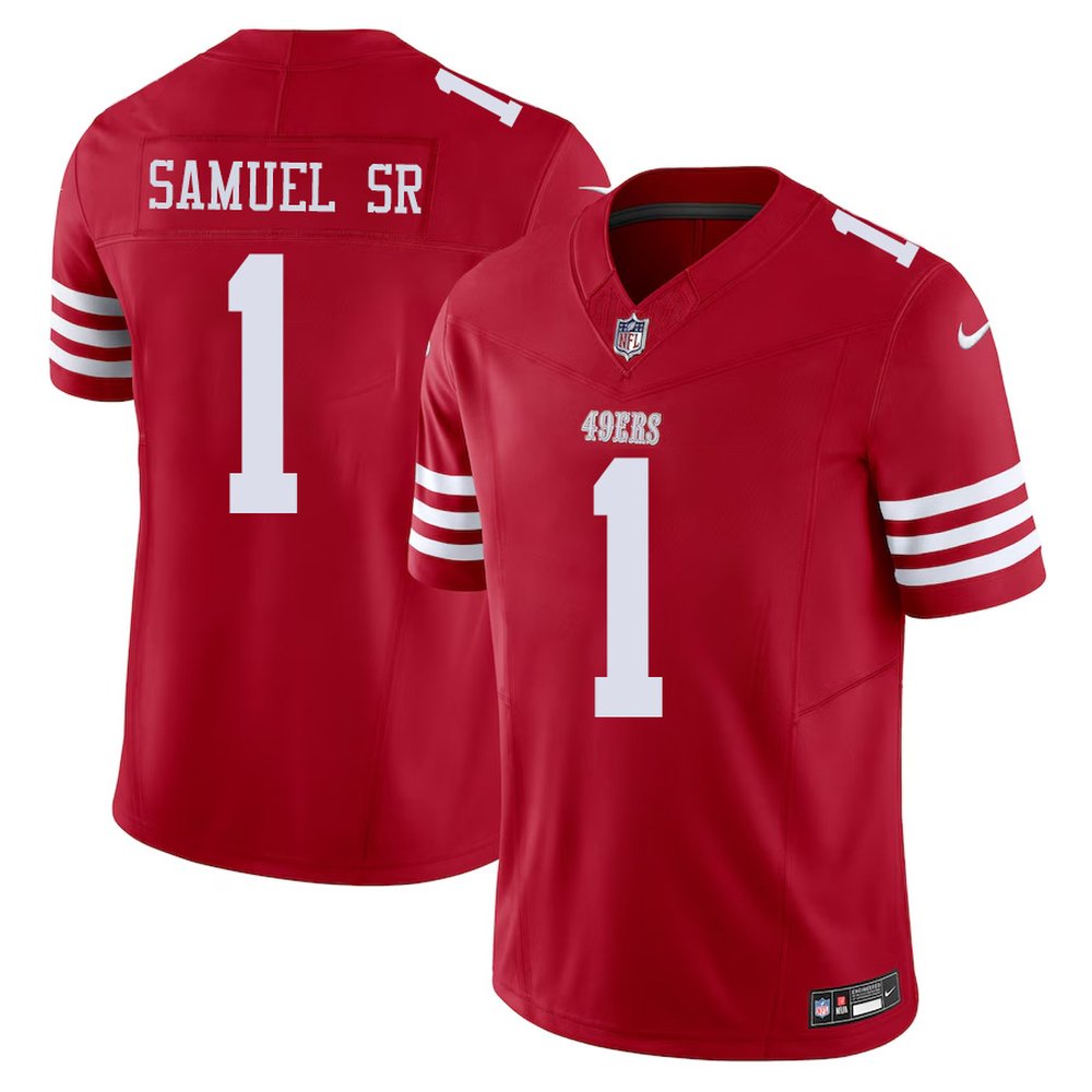Youth_San_Francisco_49ers_1_SAMUEL_SR_Red_FUSE_Vapor_Untouchable_Limited_Stitched_Football_Jersey_df0ll