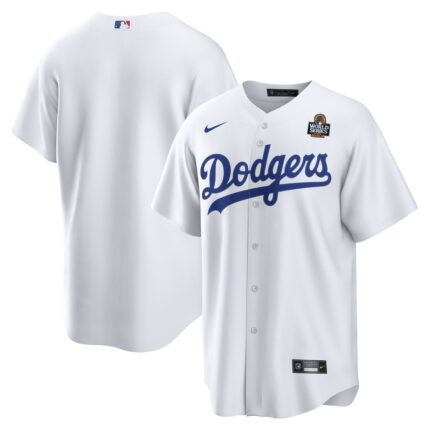 Men's Los Angeles Dodgers  Nike White 2024 World Series Big & Tall Replica Jersey