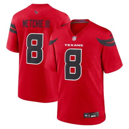 John Metchie III Houston Texans Nike Alternate Game Jersey - Red