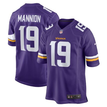 Sean Mannion Minnesota Vikings Nike Game Jersey - Purple