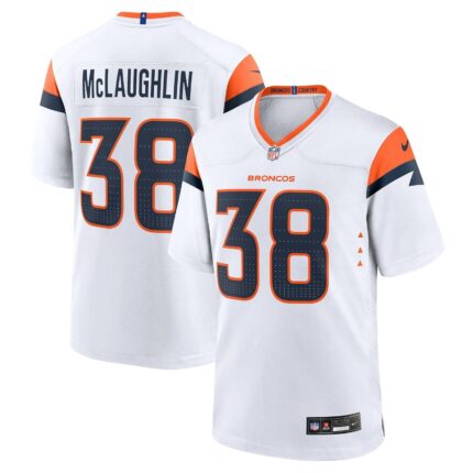 Jaleel McLaughlin Denver Broncos Nike Game Jersey - White
