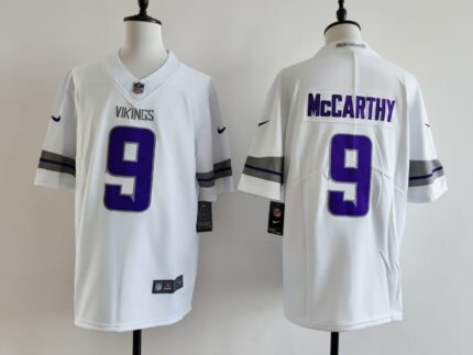 Men's Minnesota Vikings J.J. McCarthy Nike Jersey - White
