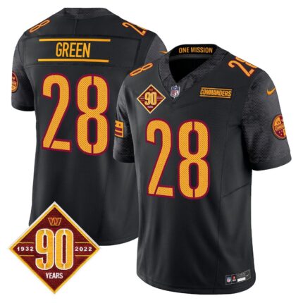 Menu2019s Washington Commanders 90th Anniversary Vapor Limited Jersey V4 u2013 All Stitched