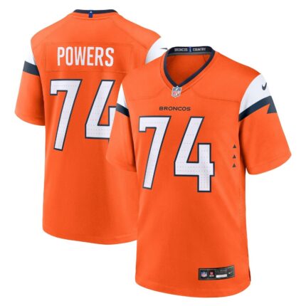 Ben Powers Denver Broncos Nike Team Game Jersey - Orange