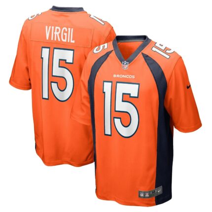 Jalen Virgil Denver Broncos Nike Game Jersey - Orange
