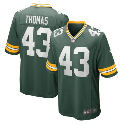 Kiondre Thomas Green Bay Packers Nike Game Jersey - Green