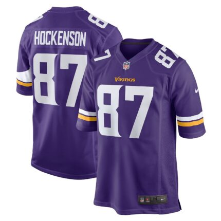 T.J. Hockenson Minnesota Vikings Nike Game Jersey - Purple