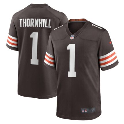 Juan Thornhill Cleveland Browns Nike Game Jersey - Brown