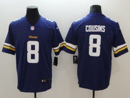 Men's Minnesota Vikings Kirk Cousins Nike Jersey - Purple#8