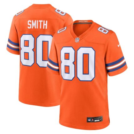 Rod Smith Denver Broncos Nike Mile High Collection 1977 Throwback Retired Game Jersey - Orange