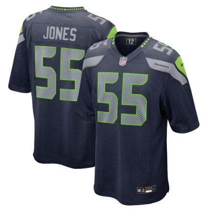 Dre'Mont Jones Seattle Seahawks Nike Game Jersey - College Navy