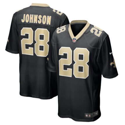 Lonnie Johnson New Orleans Saints Nike Game Jersey - Black