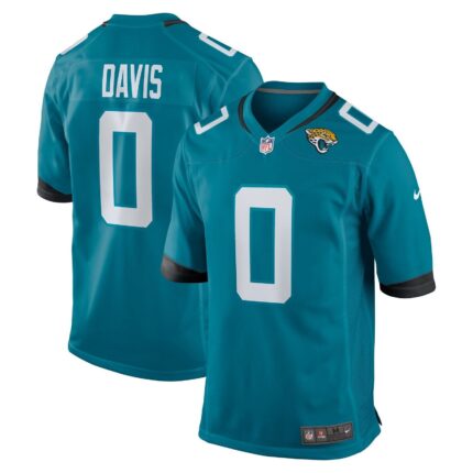 Gabe Davis Jacksonville Jaguars Nike Team Game Jersey - Teal