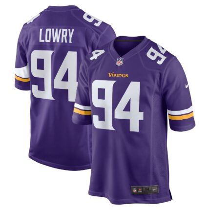 Dean Lowry Minnesota Vikings Nike Game Jersey - Purple