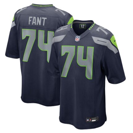 George Fant Seattle Seahawks Nike Game Jersey - College Navy