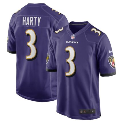 Deonte Harty Baltimore Ravens Nike Team Game Jersey - Purple
