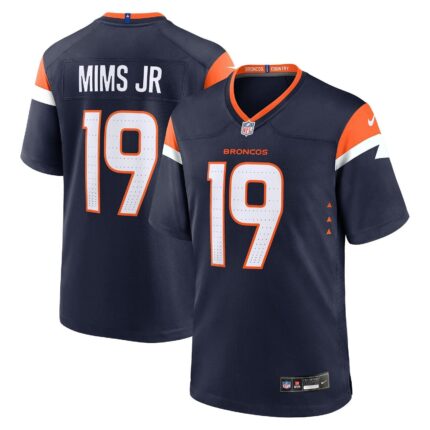 Marvin Mims Jr Denver Broncos Nike Alternate Game Jersey - Navy