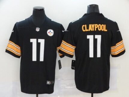 Men's Pittsburgh Steelers Chase Claypool Nike Jersey - Black