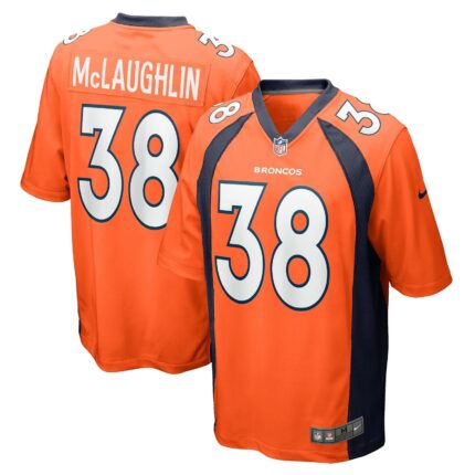 Jaleel McLaughlin Denver Broncos Nike Game Jersey - Orange